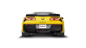 Akrapovic #S-CO/TI/2 Evolution Slip-On Exhaust, 14-19' Corvette Stingray (C7)