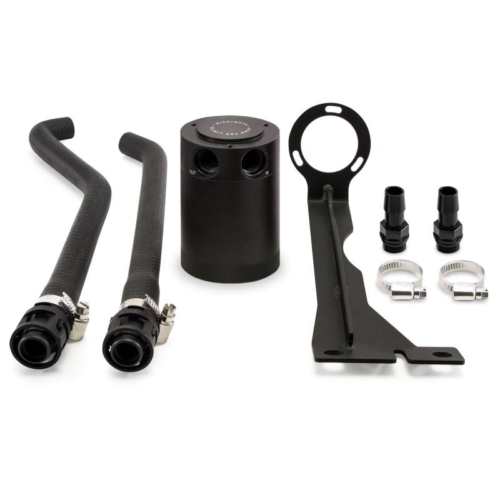 Mishimoto 2014+ Ford Fiesta ST Baffled Oil Catch Can Kit, PCV Side- Black