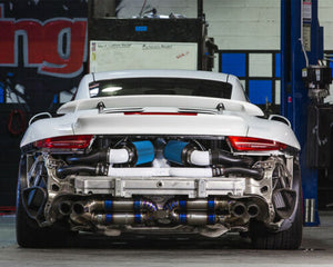 Agency Power AP-991TT-178 Titanium Race Muffler, 2014-2019 Porsche 911 Turbo