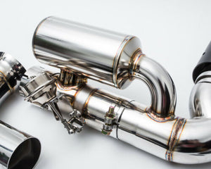 Agency Power AP-991GT3-170B Valved Exhaust w/ Black Tips, 2014-2019 GT3/ GT3RS