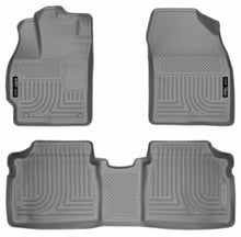 Load image into Gallery viewer, Husky Liners #98922 WeatherBeater Grey Floor Liners for 2010-2014 Toyota Prius