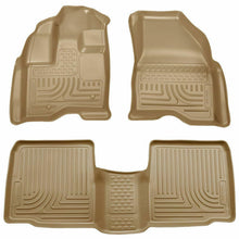 Load image into Gallery viewer, Husky Liners #98733 WeatherBeater F/R Tan Floor Liners for 2009-2016 Lincoln MKS