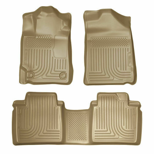 Husky Liners #98513 WeatherBeater Tan Floor Liners for 2007-2011 Toyota Camry