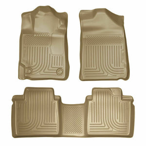 Husky Liners #98513 WeatherBeater Tan Floor Liners for 2007-2011 Toyota Camry