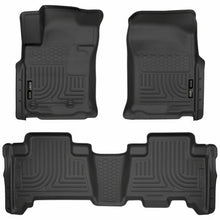 Load image into Gallery viewer, Husky Liners #98571 WeatherBeater Black Floor Liners for 2010-2013 Lexus GX460