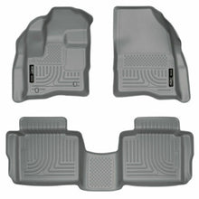 Load image into Gallery viewer, Husky Liners #98702 WeatherBeater Grey Floor Liners for 2010-2019 Ford Taurus