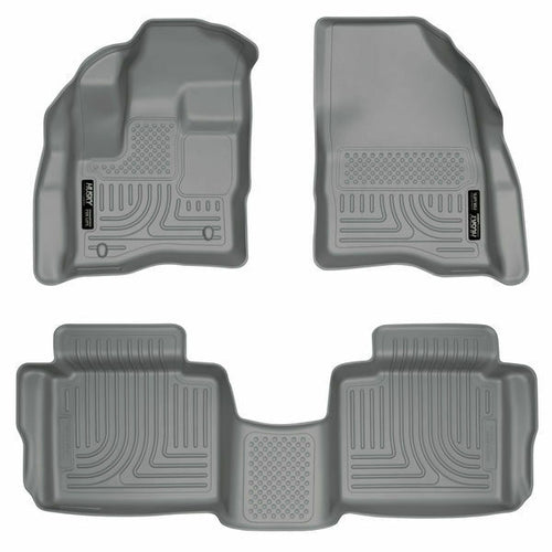 Husky Liners #98702 WeatherBeater Grey Floor Liners for 2010-2019 Ford Taurus