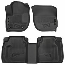 Load image into Gallery viewer, Husky Liners #99491 WeatherBeater F/R Black Floor Liners for 2015-2020 Honda Fit