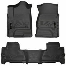 Load image into Gallery viewer, Husky Liners #99203 WeatherBeater Tan Floor Liners for 2015-2020 Chevrolet Tahoe