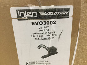 OPEN BOX: Injen #EVO3002 Air Intake for 2015-2017 Audi S3 / VW Golf-R 2.0L Turbo