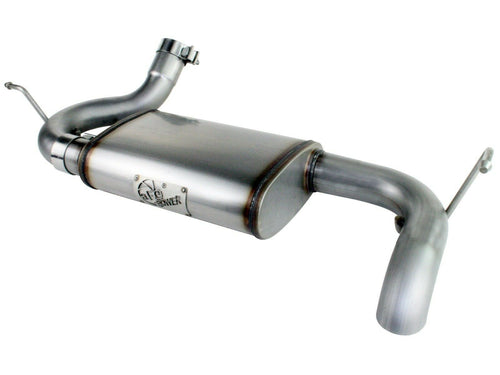 aFe 49-46219 MACH Force-Xp Axle-Back Exhaust for '07-'18 Jeep Wrangler 3.8L/3.6L