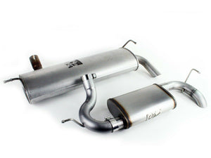 aFe 49-46219 MACH Force-Xp Axle-Back Exhaust for '07-'18 Jeep Wrangler 3.8L/3.6L