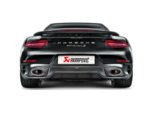 Akrapovic 14-15 Porsche 911 Turbo/Turbo S (991) Rear Carbon Fiber Diffuser - Matte